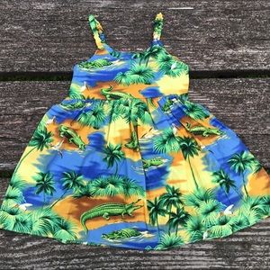 Pacific Legend Apparel Girls Alligators Dress 5-6